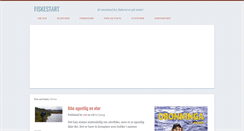Desktop Screenshot of fiskestart.no